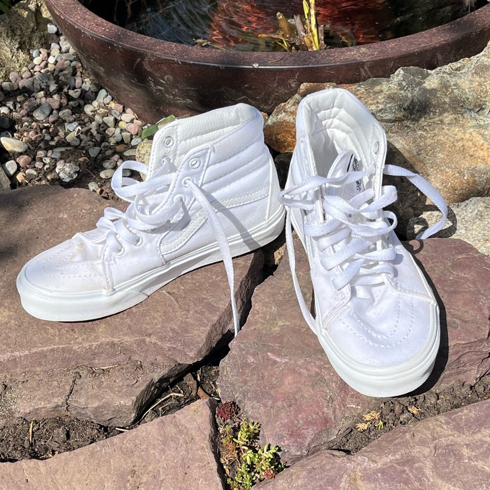 White Vans sneakers